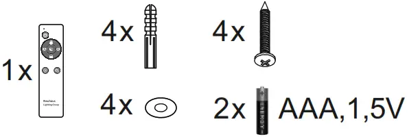 Leuchten Direkt 14672 55 SPARKLE Ceiling Light LED - Fig 2