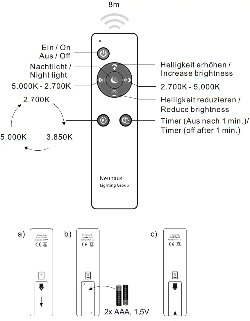 Leuchten Direkt 14672 55 SPARKLE Ceiling Light LED - Fig 4