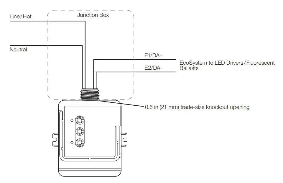 Vive Wireless Lighting Control User Manual - Wiring Schematic