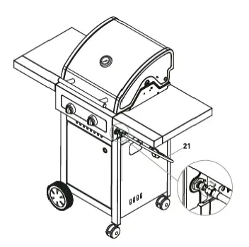 Goldair-GBQB220 2-Burner-BBQ-with-Turbo-Zone-fig-19
