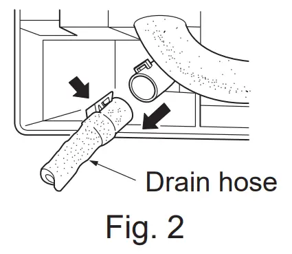 MITSUBISHI ELECTRIC JG9B896H02 Split Type Air Conditioner Left or left-rear piping