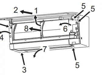 MITSUBISHI ELECTRIC JG9B896H02 Split Type Air Conditioner FIG (3)