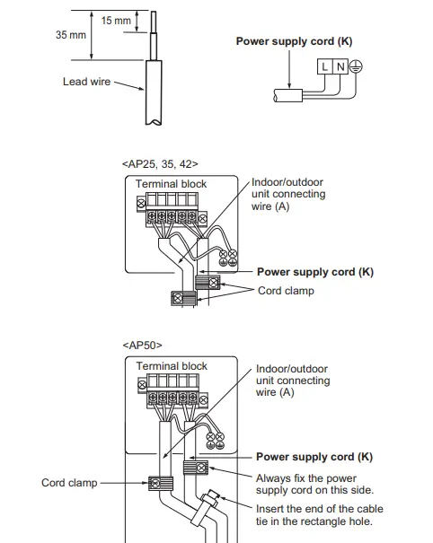 MITSUBISHI ELECTRIC JG9B896H02 Split Type Air Conditioner FIG 7