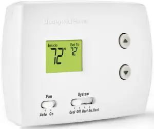 Honeywell RTH3100C Heat Pump Non-Programmable Digital Thermostat