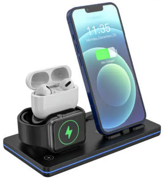 DuMterr 3 in 1 Charging Station Wireless Charger