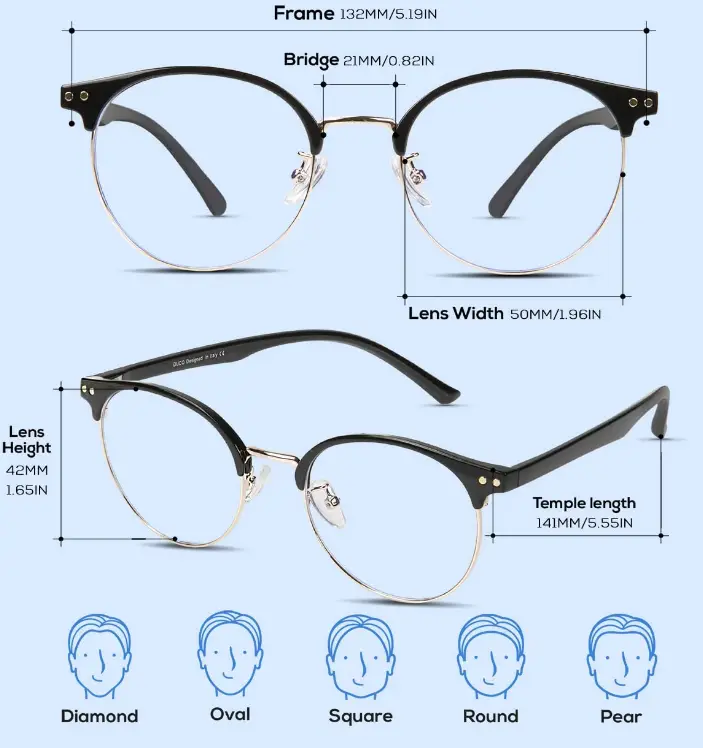 Duco=5203-Blue-Light-Glasses-Blue-Ray-Blocking-Glasses-Fig-2
