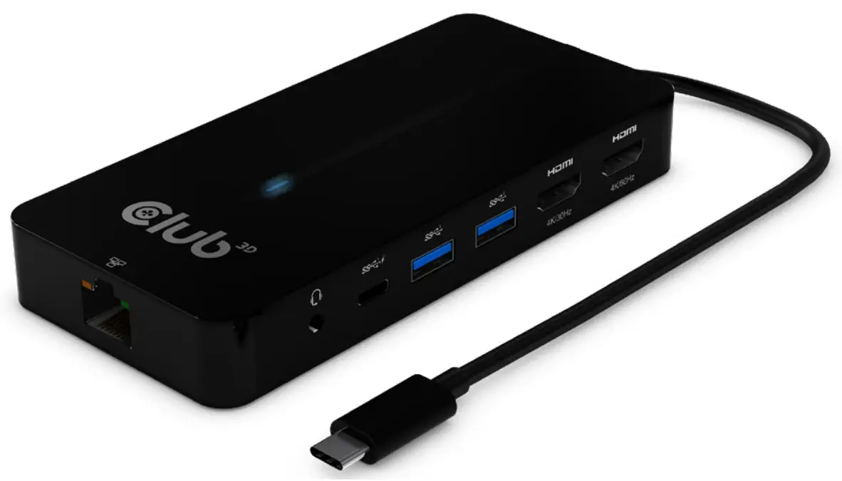 CSV-1595 Dual 4K HDMI 7-in-1 USB C Hub