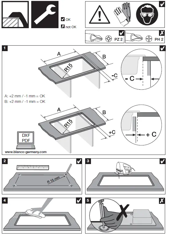 BLANCO AXIA III 6 S Half Bowl Kitchen Sink 1