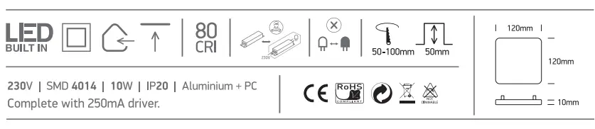 one-LIGHT-50110CE-Recessed-LED-Ceiling-Light-FIG1