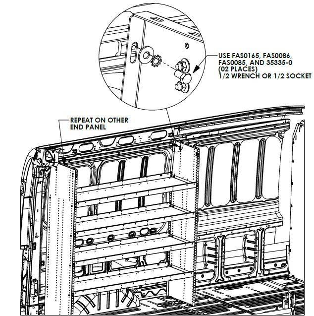 ADRIAN STEEL HD-1644 HRC 16 inch Deep Shelving 44 inch 5 Shelf Unit-15
