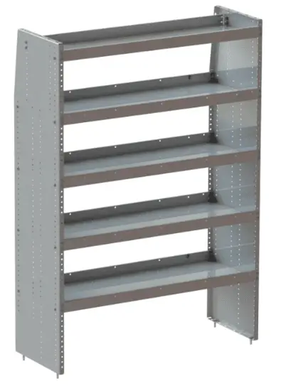 ADRIAN STEEL HD-1644 HRC 16 inch Deep Shelving 44 inch 5 Shelf Unit