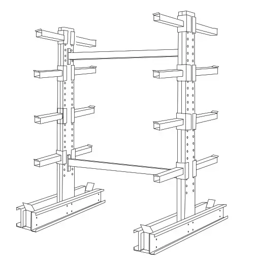 ULINE Cantilever Racks -