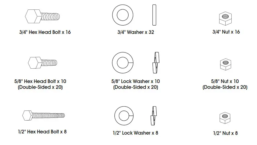 ULINE Cantilever Racks - tools need 3