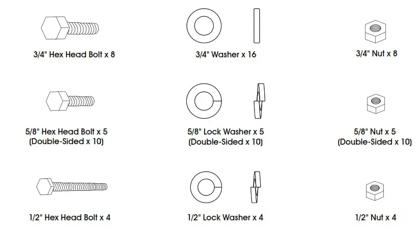 ULINE Cantilever Racks - tools need 31