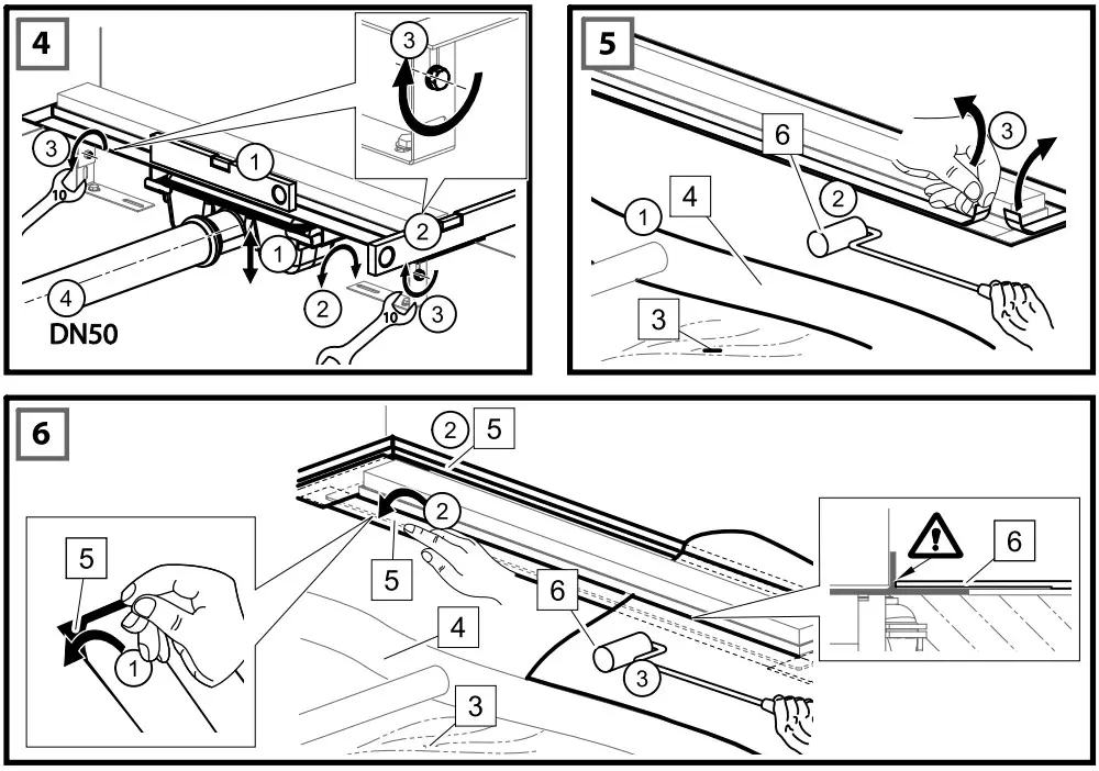 RAVAK X01388 Runway 850 Shower Trap Runway - Figure 5
