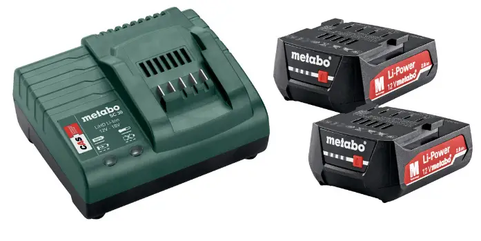 metabo-SC-30-Charger-12V-2.0Ah-Battery-x2-product-img
