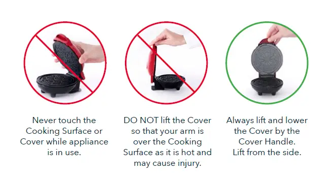 clean your Mini Pizzelle Maker