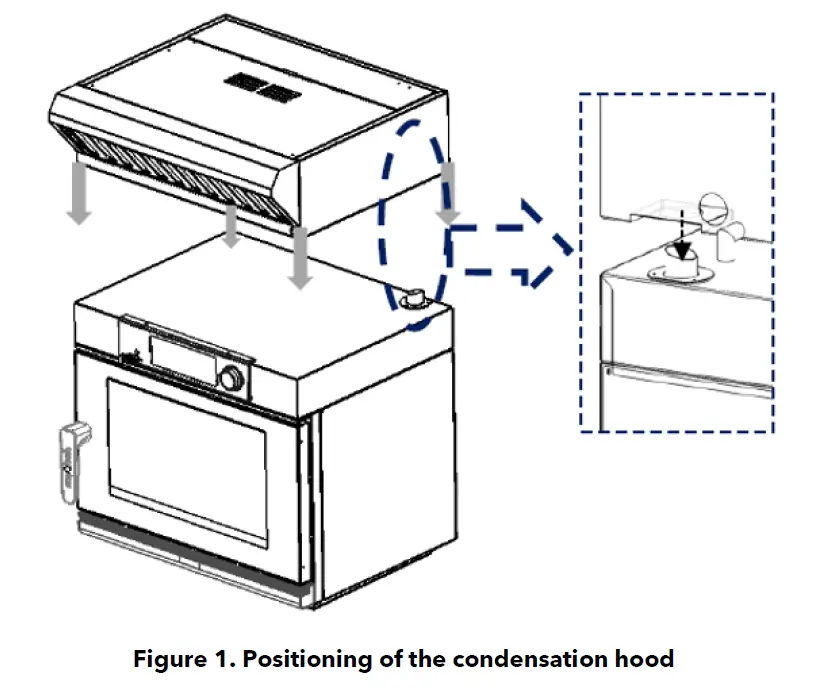 mychef Frontal Condensation Hood for Compact and Serie L 1