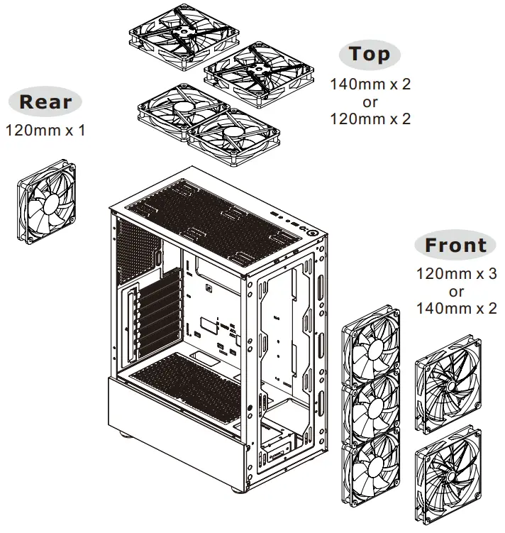 Thermaltake 200 TG ARGB Mid Tower Chassis fig 12
