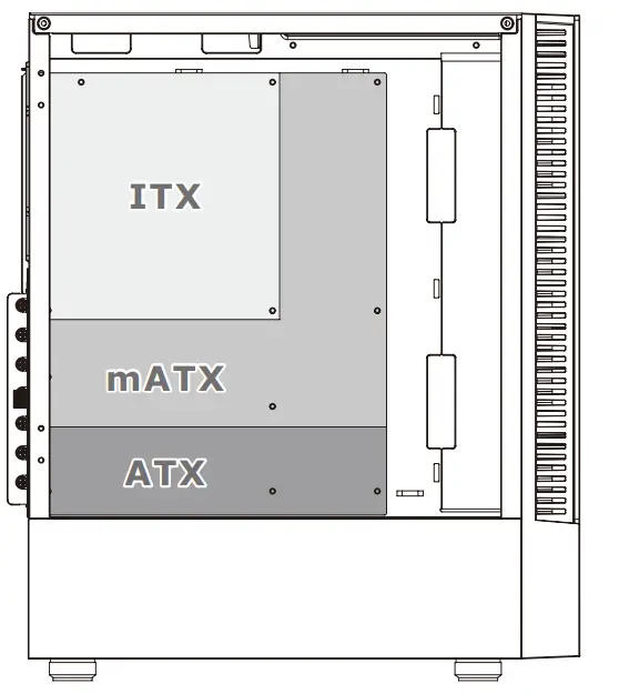 Thermaltake 200 TG ARGB Mid Tower Chassis fig 2