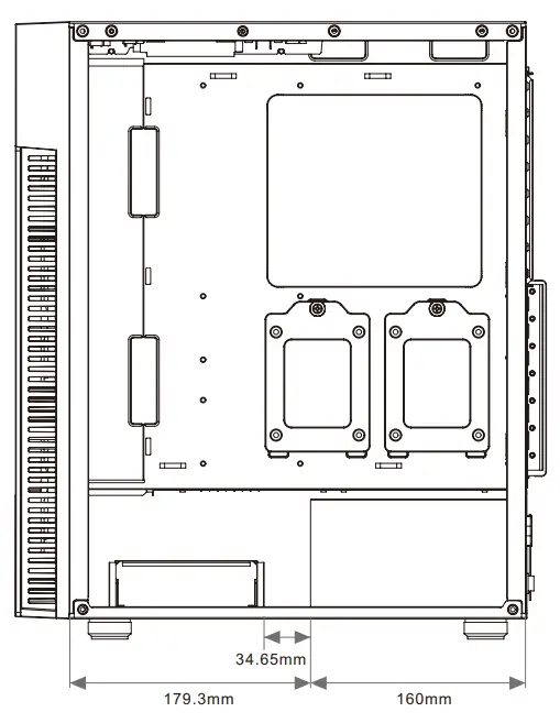 Thermaltake 200 TG ARGB Mid Tower Chassis fig 5