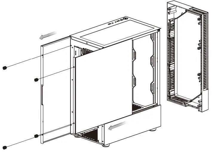 Thermaltake 200 TG ARGB Mid Tower Chassis fig 6