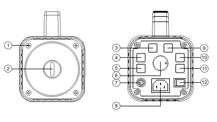 PCE DSX 20 Stroboscope - System description