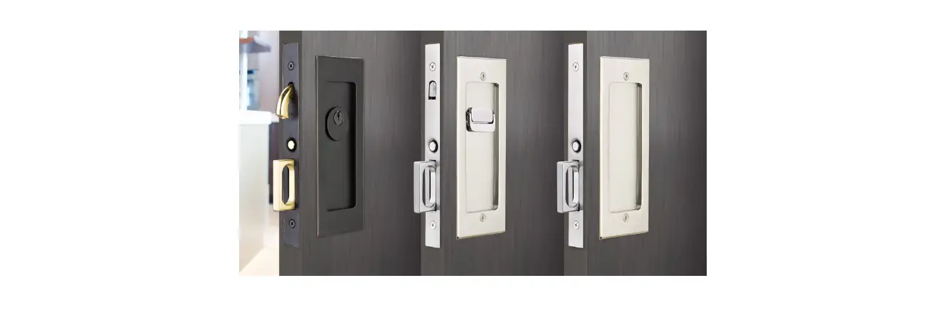 Emtek Pocket Door Lock Instruction Manual