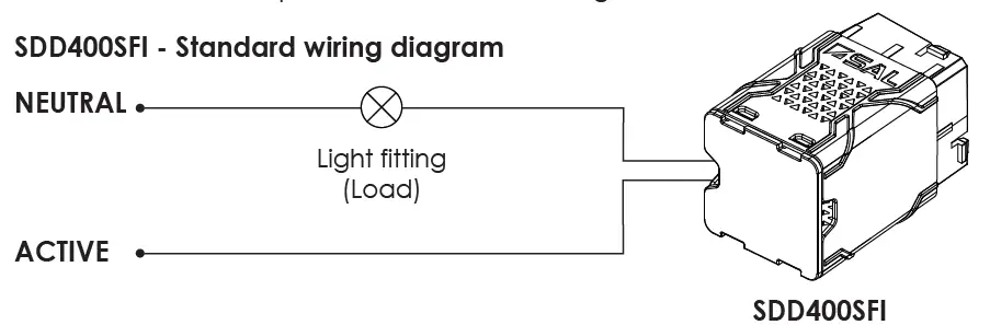 SAL SDD400SFI SFI Anti-Flicker Dimmer 1