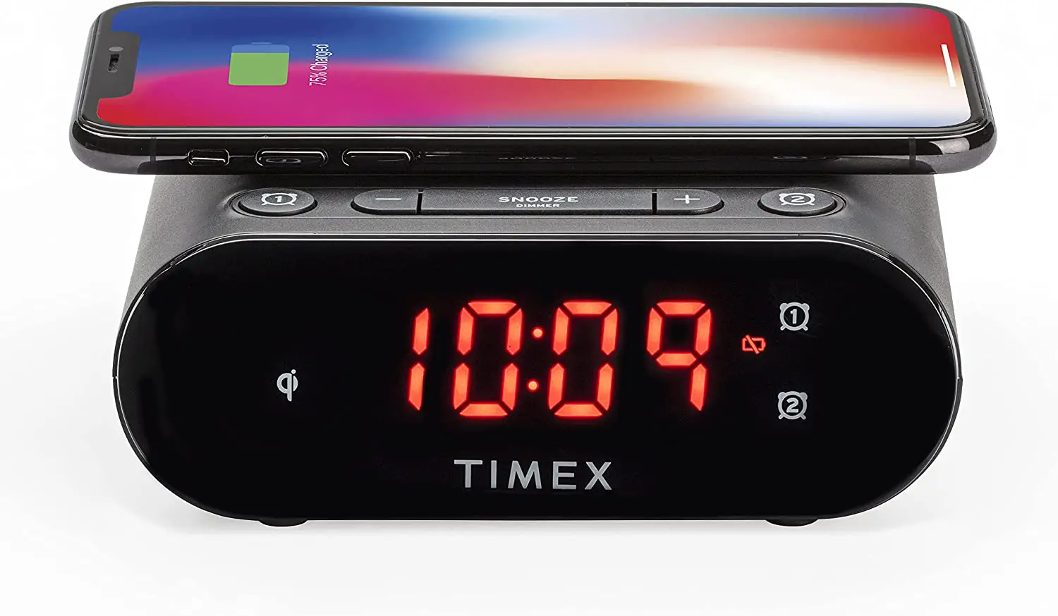 Timex Tw300 Dual Alarm Clock With Wireless Charging User Guide