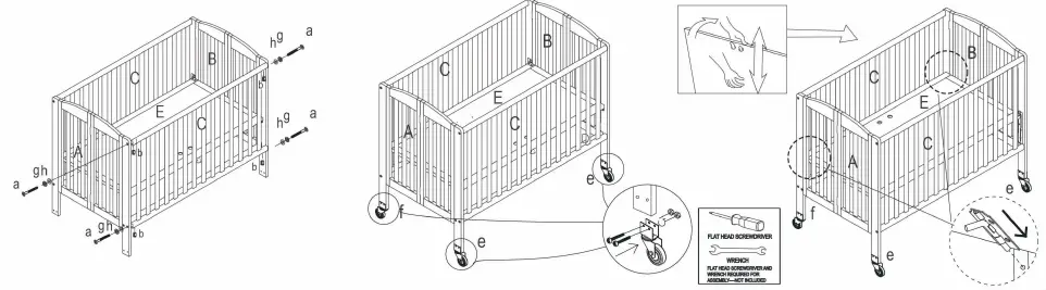 Dream-On-Me-672-Folding-Full-Size-Convenience-Crib-fig-2