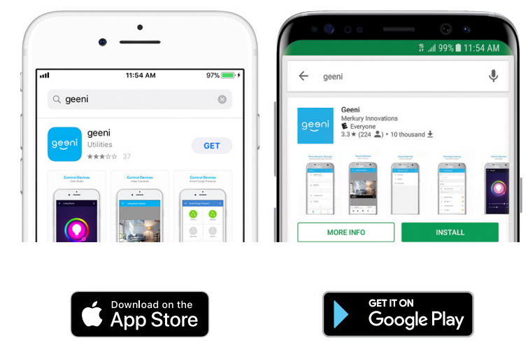 geeni GN-SW003-199 Smart Wi-FI Surge Protector - Google Play.