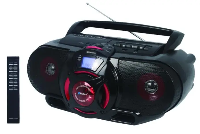 naxa CD009BT Portable Bluetooth Cassette Stereo Radio