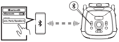 Connect your Wireless Party Speaker