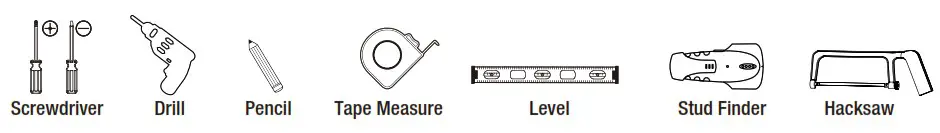 EVERBILT 90466 25 5 in Double Shelf Pre-installation 1