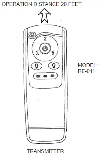 Parrot-Uncle-F3527110V-36-Inch-Matte-Black-Retractable-3-Blade-Wood-Beads-Chandelier-Ceiling-Fan-fig 11