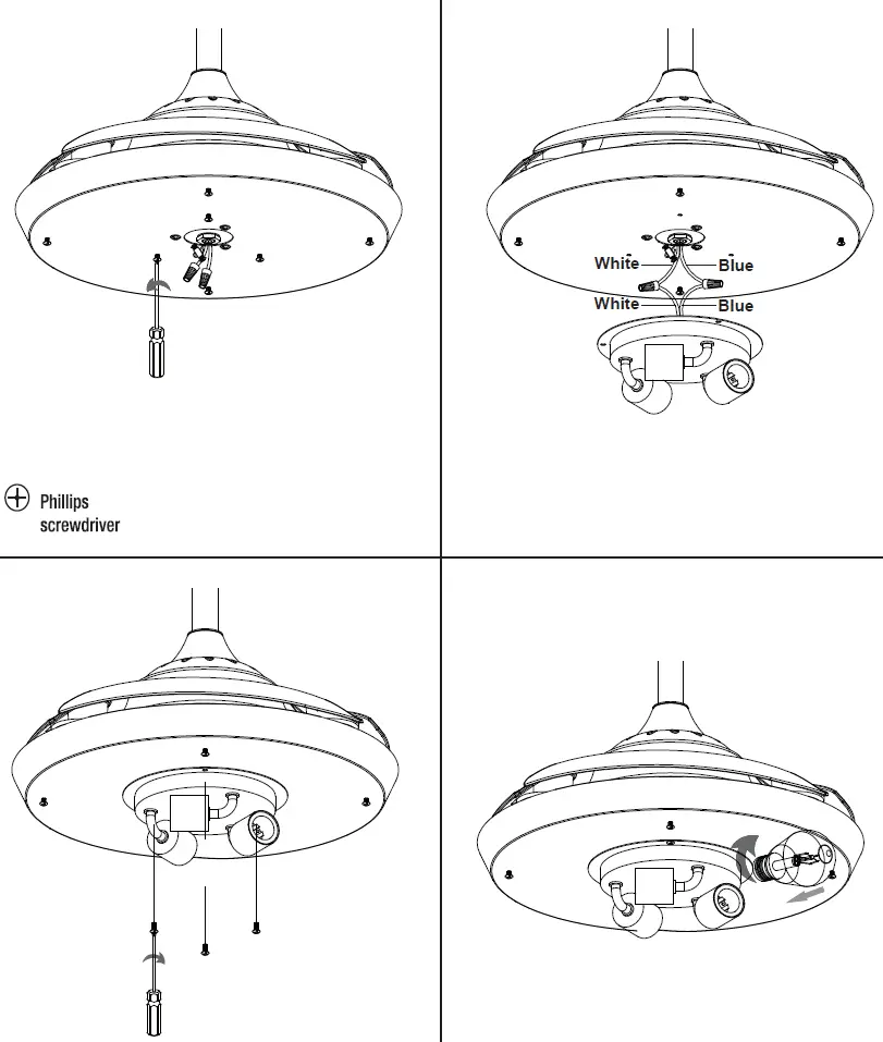 Parrot-Uncle-F3527110V-36-Inch-Matte-Black-Retractable-3-Blade-Wood-Beads-Chandelier-Ceiling-Fan-fig 6