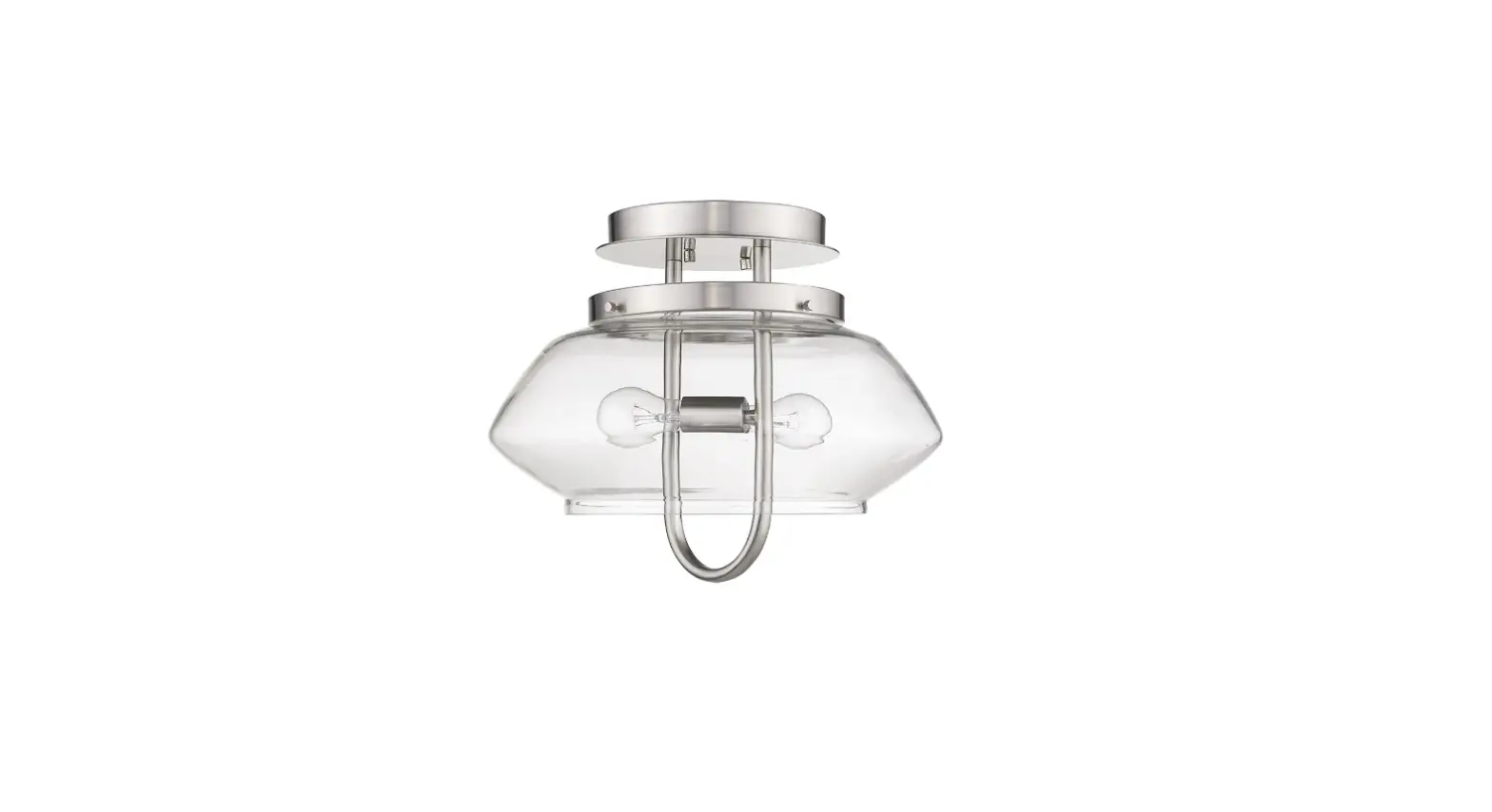 Acclaim Lighting In200701 Light 10 Inch Polished Nickel Convertible Semi-flush Ceiling Light Instruction Manual