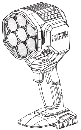 RIDGID R8699 18 V LED Spotlight