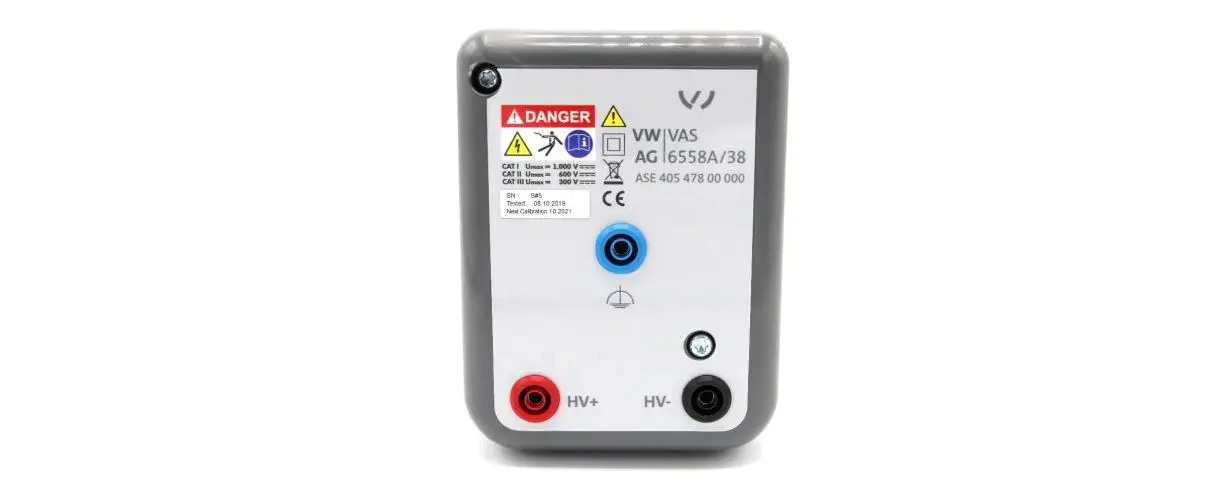 Car-connect High-voltage Testing Adapter Vas 6558a/38 User Manual