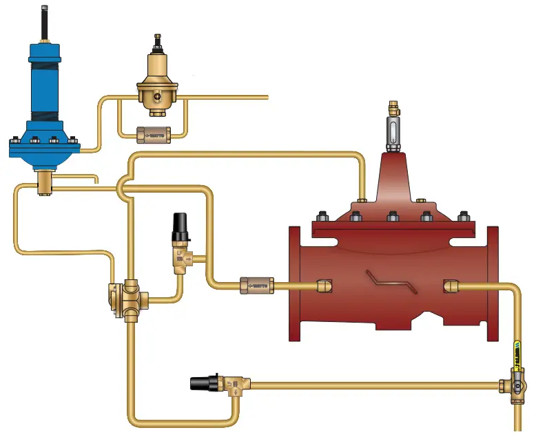 WATTS LFM127 11 One Way Flow Altitude Control Valve with Delayed Opening Feature