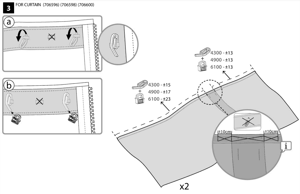 CANOPIA Curtain and Netting Set for Dallas Gazebos - fig6