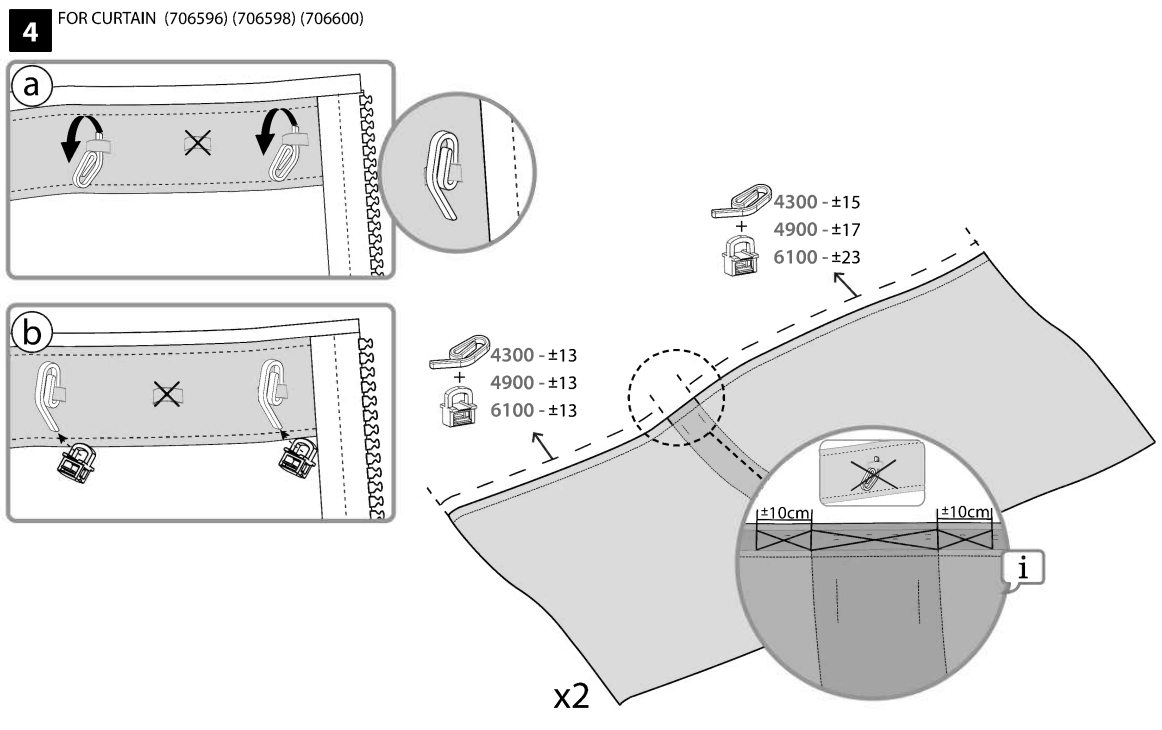 CANOPIA Curtain and Netting Set for Dallas Gazebos - fig7