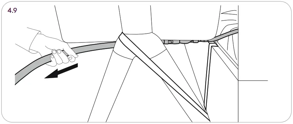Silver Cross 1877 Voyager Co Sleeper - BEDSIDE MODE 2