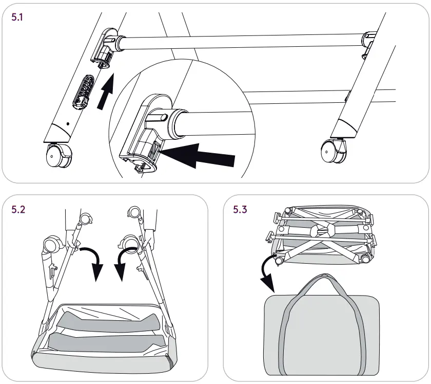 Silver Cross 1877 Voyager Co Sleeper - FOLDING