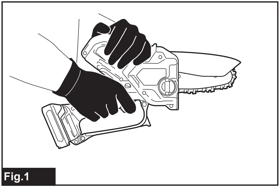 General pruner saw safety warnings