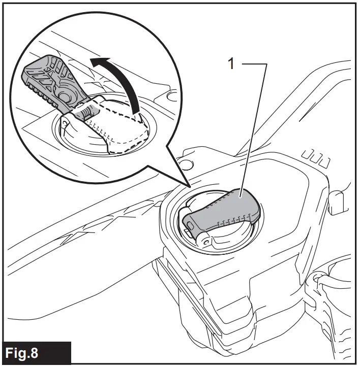 Installing the saw chain