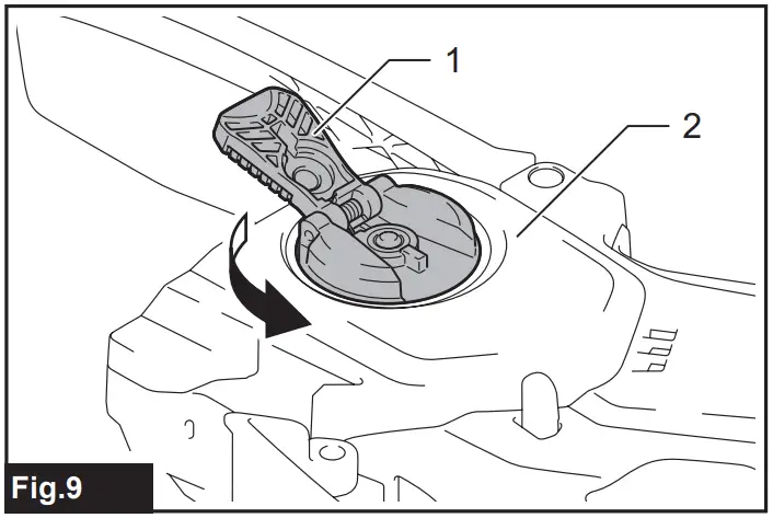 Installing the saw chain