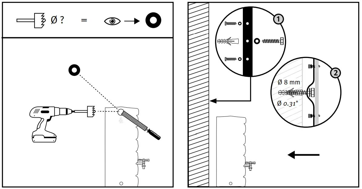 GARANTIA Muro 260 Rainwater Tank 260 Litres - fig3