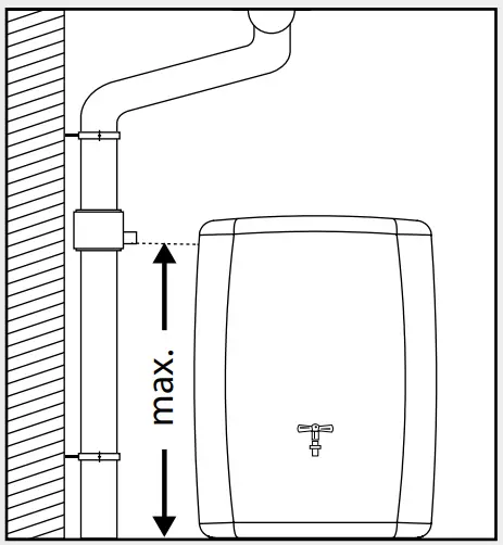 GARANTIA Muro 260 Rainwater Tank 260 Litres - fig7
